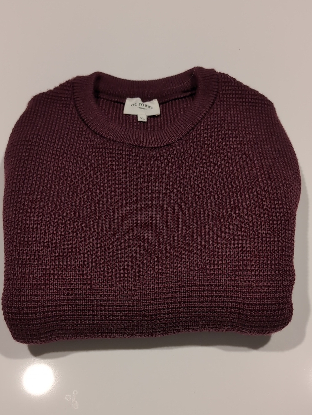 Octobre Editions Crewneck Sweater in Wine